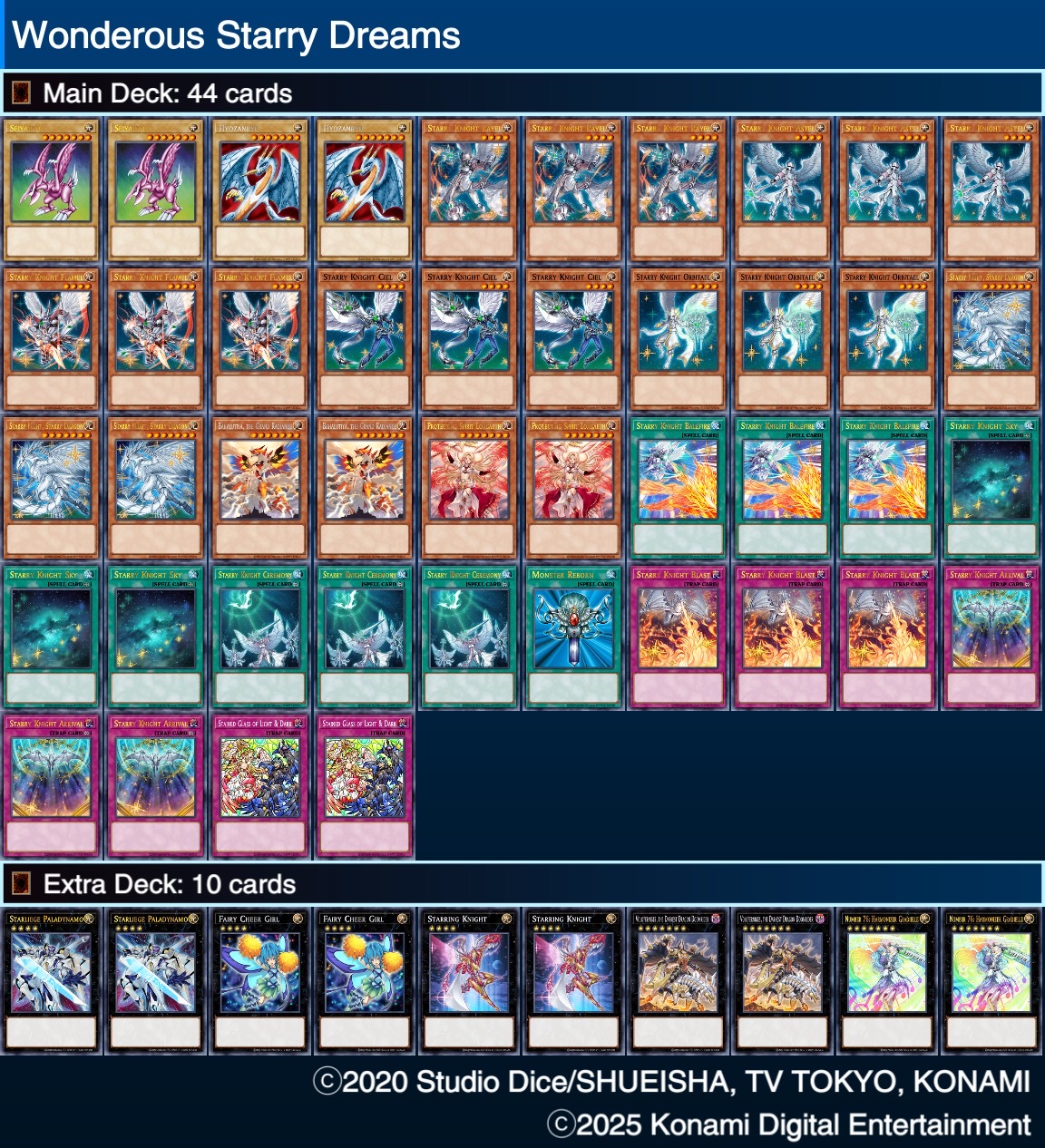 Serah Deck List